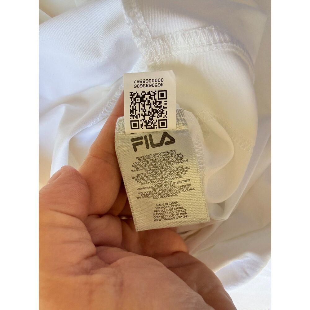 NWT Fila Performance Coolmax White Athletic Skort XXL - Picture 5 of 9